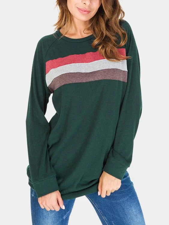 Reduced Prices Custom Pullover Long Sleeve Green T-Shirts
