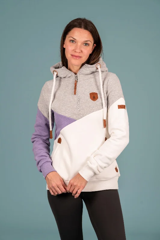Buy Now Roxy Lavender Mix Half-Zip Hoodie