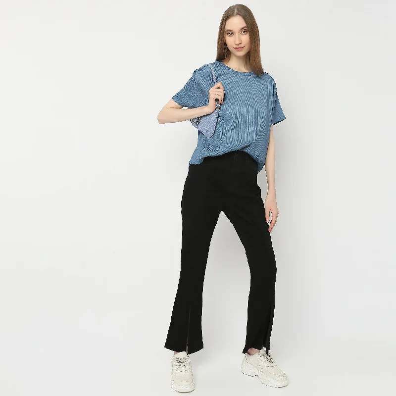 Final Sale Regular Fit Structured T-Shirt