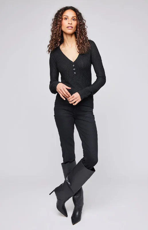 Extra Savings Abigail Waffle Knit Pullover Top