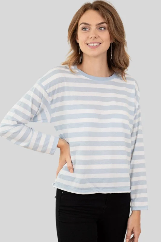 Limited Time Offer Nelli Long Sleeve Jumper - Light blue