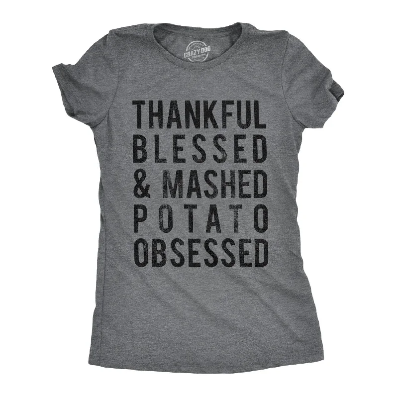 Crazy Savings Mashed Potato Obsessed Women's T Shirt