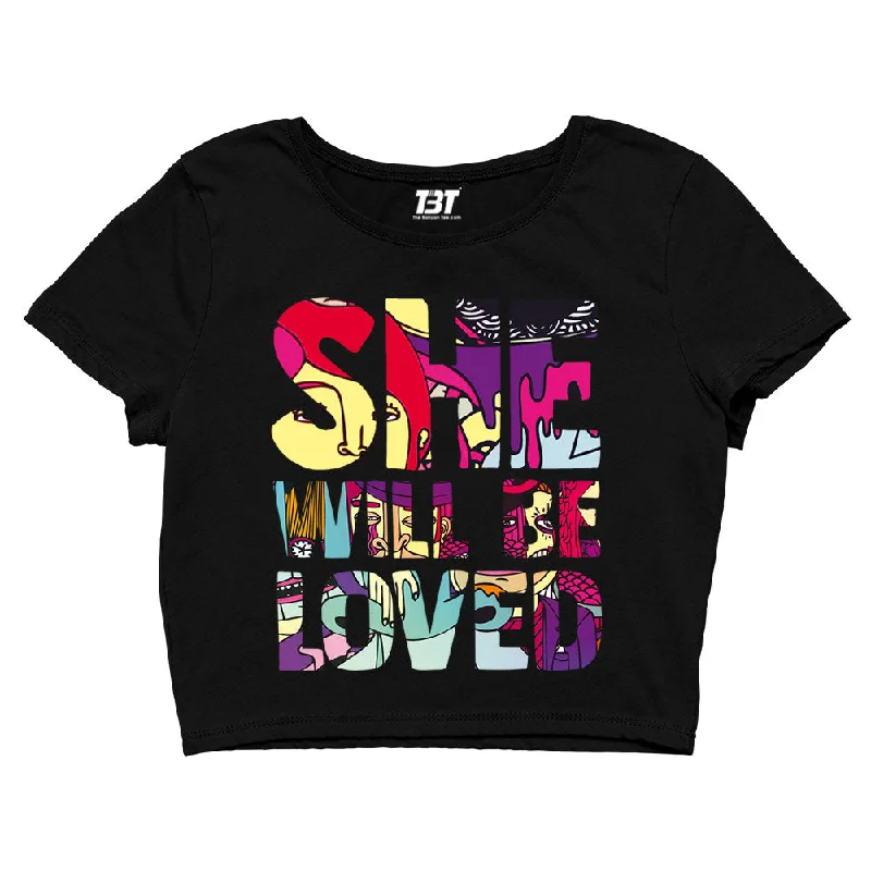 Big Savings Maroon 5 Crop Top - She Will Be Loved