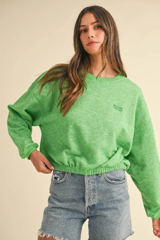 Final Markdown Malibu Vintage Sweatshirt - Green