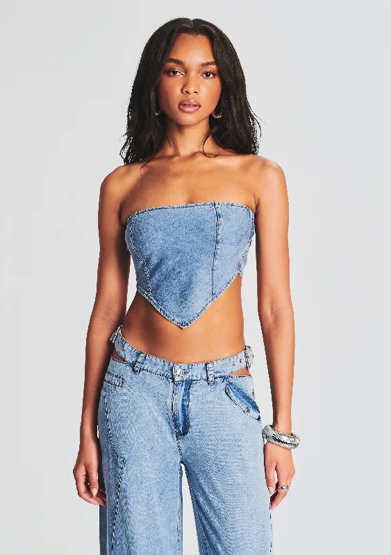 Price Rollback Tate Denim Top