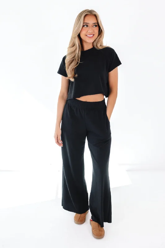 Amazing Deals Hang Out And Chill Top - Black