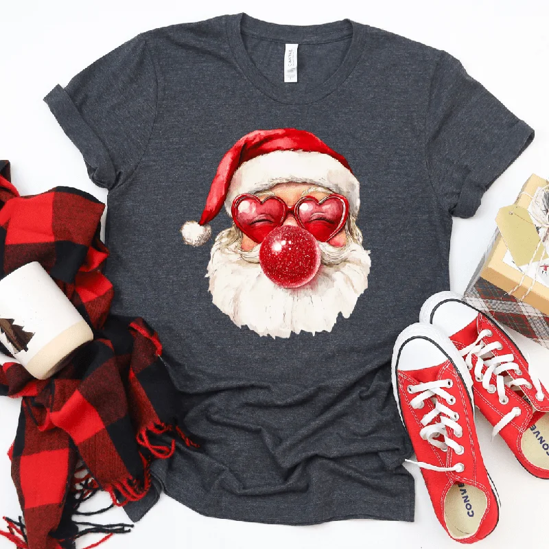 Instant Savings Red Bubblegum Santa Graphic Tee