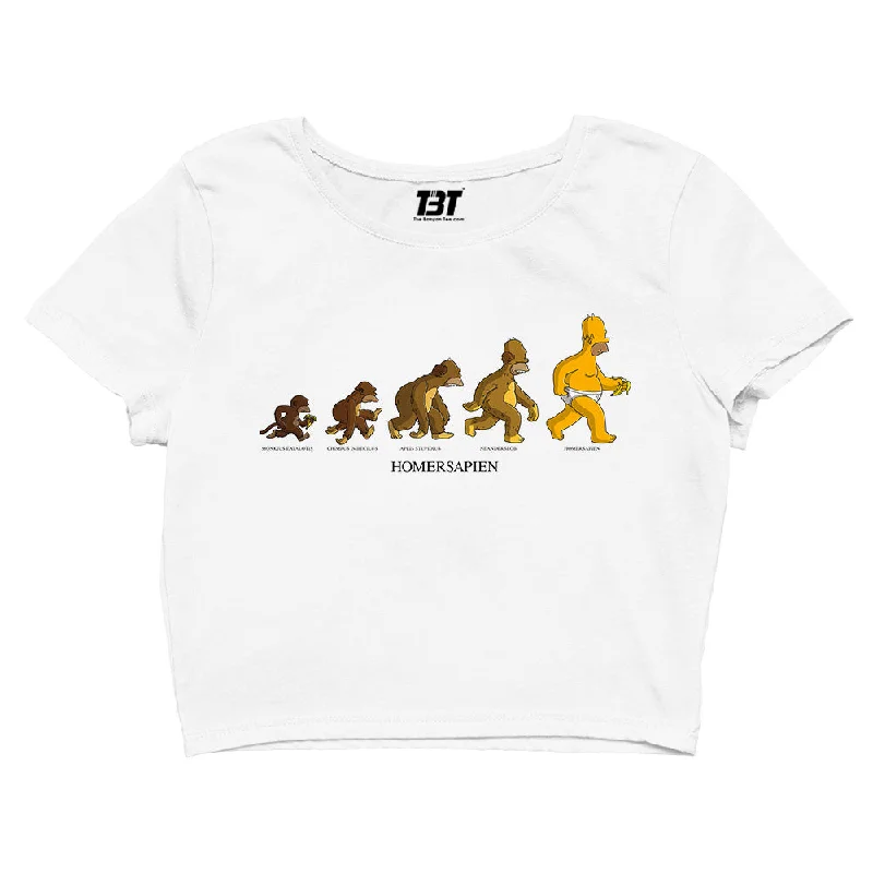 Extra Savings The Simpsons Crop Top - Homer Sapien