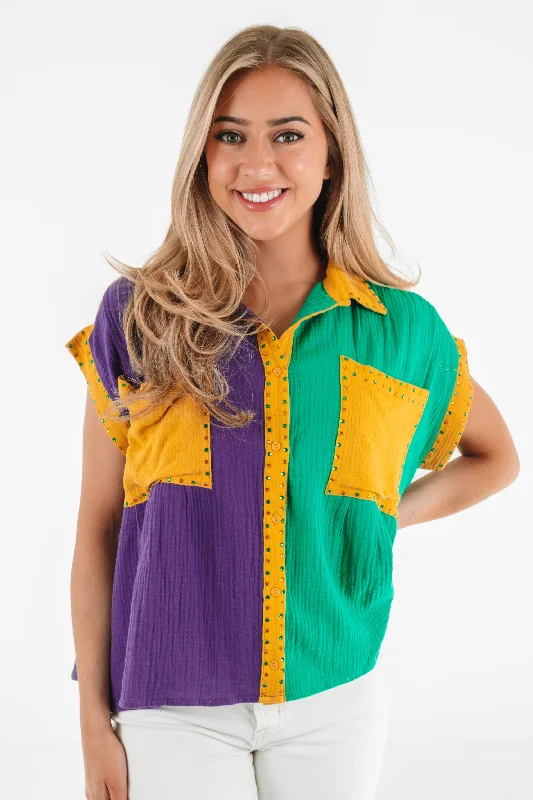 Weekend Discounts to Delight Time To Mardi Top - Multi