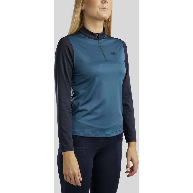Weekend Bargains to Love Rebel Polo Block Colored Longues Manches Marin