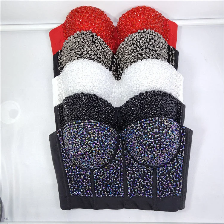 Take Action Novance New Inventions 2022 Spaghetti Straps Black Camisoles Custom Sexy Shiny Crystals Beaded Stage Summer Women's Tank Tops Take Action Novance New Inventions 2022 Spaghetti Straps Black Camisoles Custom Sexy Shiny Crystals Beaded Stage Summer Women's Tank Tops