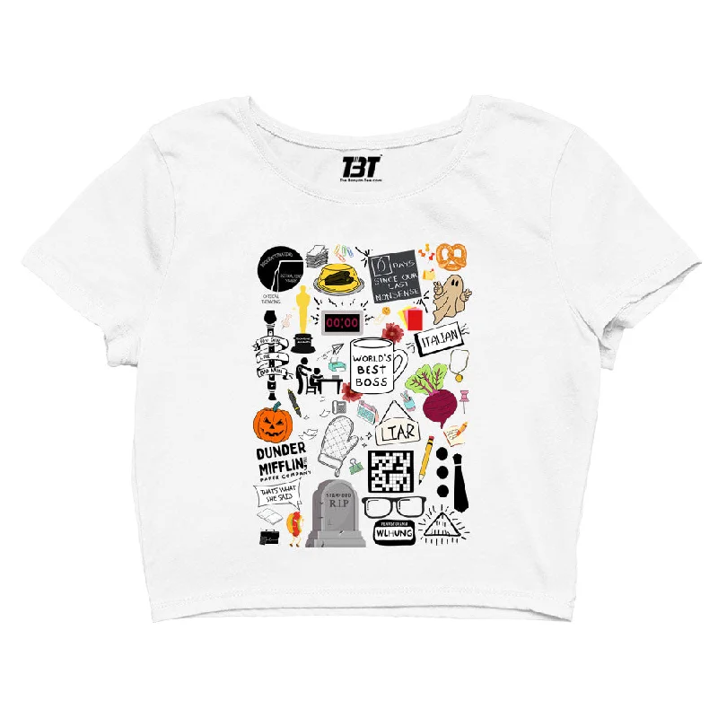 Price Fest The Office Crop Top - Dunder Doodles