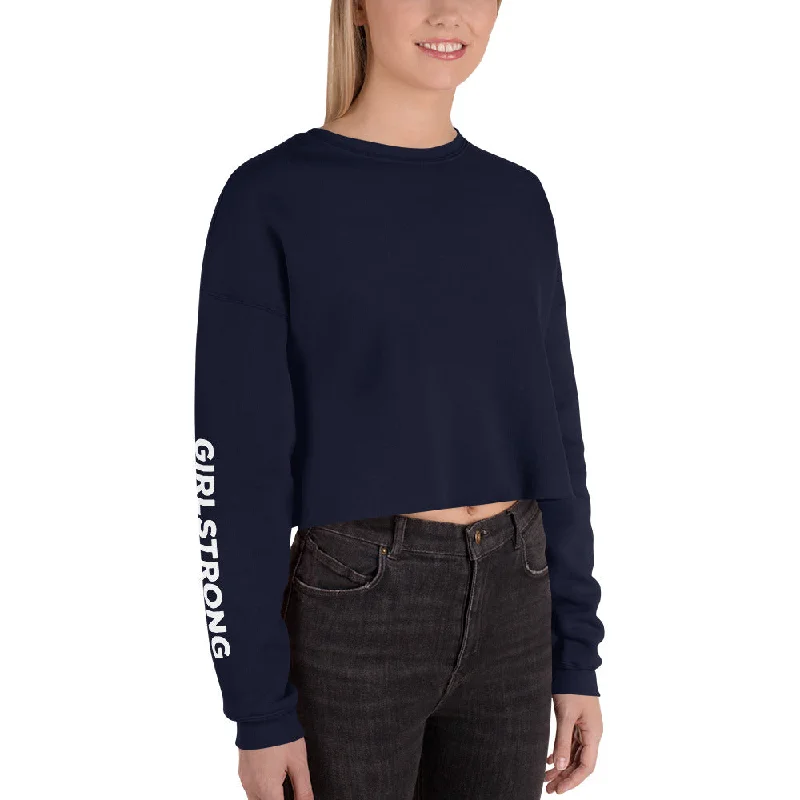 TIME-Limited Offer EVERYDAY FLEECE CROPPED SWEATSHIRT NAVY