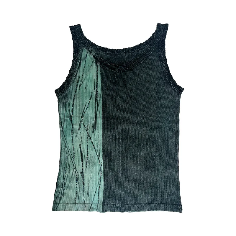 Weekend Deals That Impress Beaded Ribbon Tank Top