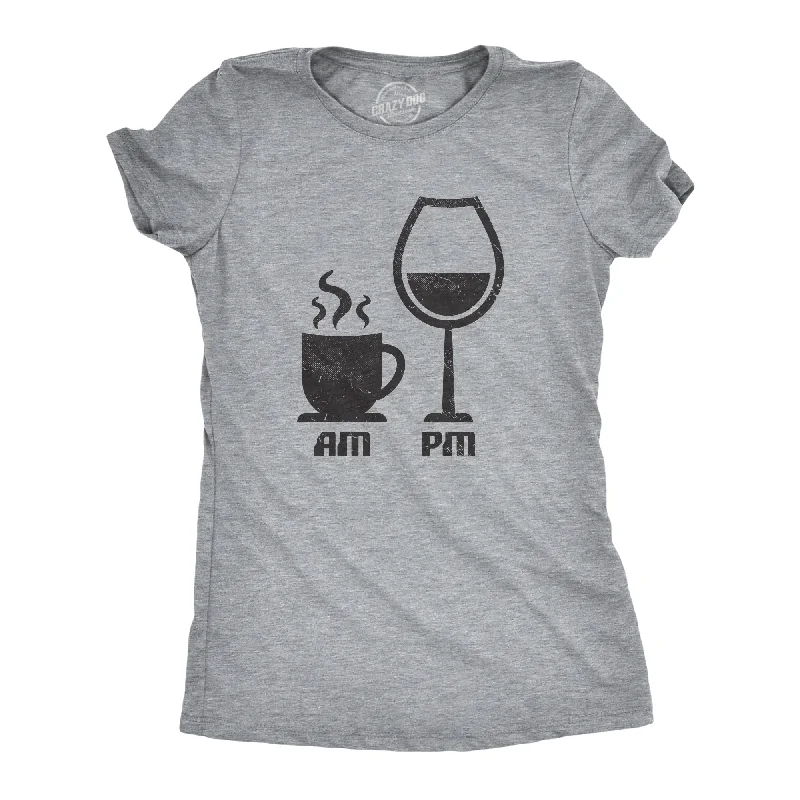 Act Now AM Coffee PM Wine Women's T Shirt