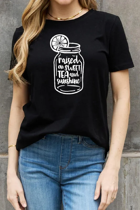 Major Savings RAISED ON SWEET TEA AND  SUNSHINE Graphic Cotton Tee