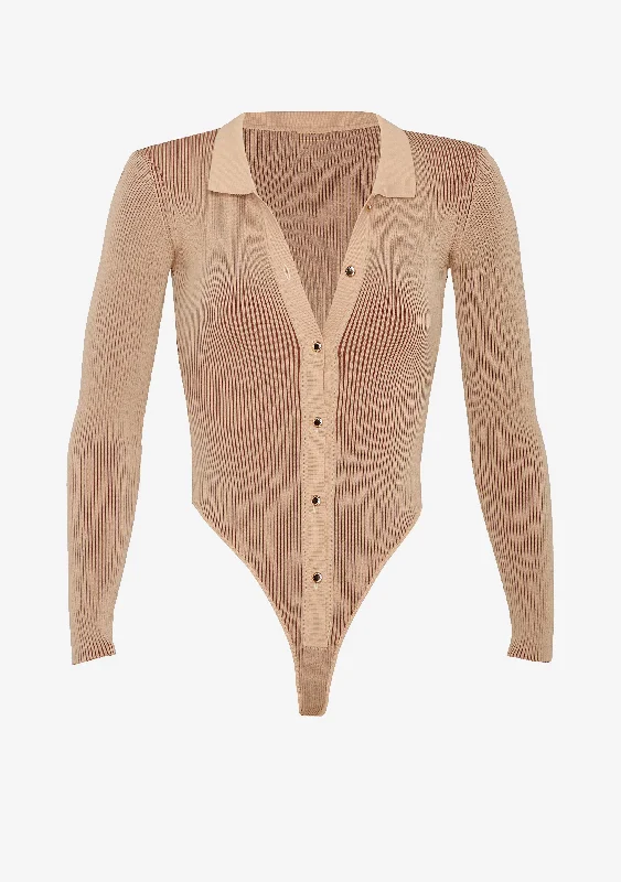 Low Cost Nala Ribbed Knit Bodysuit