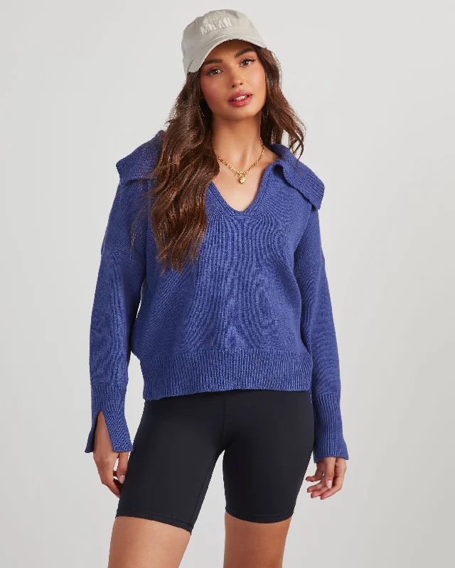Weekend Bargains to Indulge In Avaleigh Collared Pullover Sweater