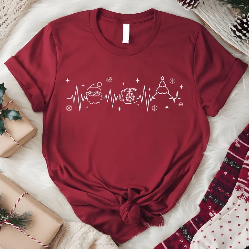 Incredible Offers Christmas Heartbeat Graphic Tee