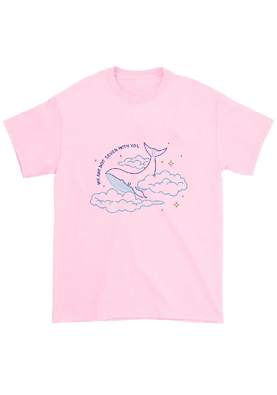 Limited Quantity We Are Not Seven With You Bangtan Kpop Chunky Shirt