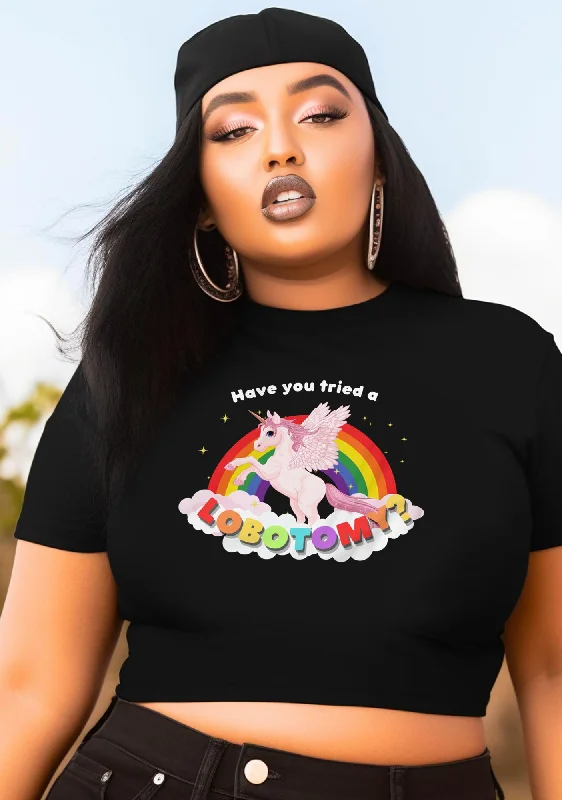 Fantastic Savings Curvy Have You Tried A Lobotomy Baby Tee