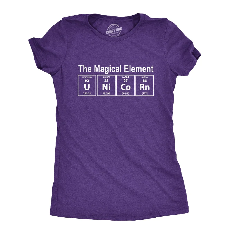Shop the Weekend Away Unicorn Element Women's T Shirt