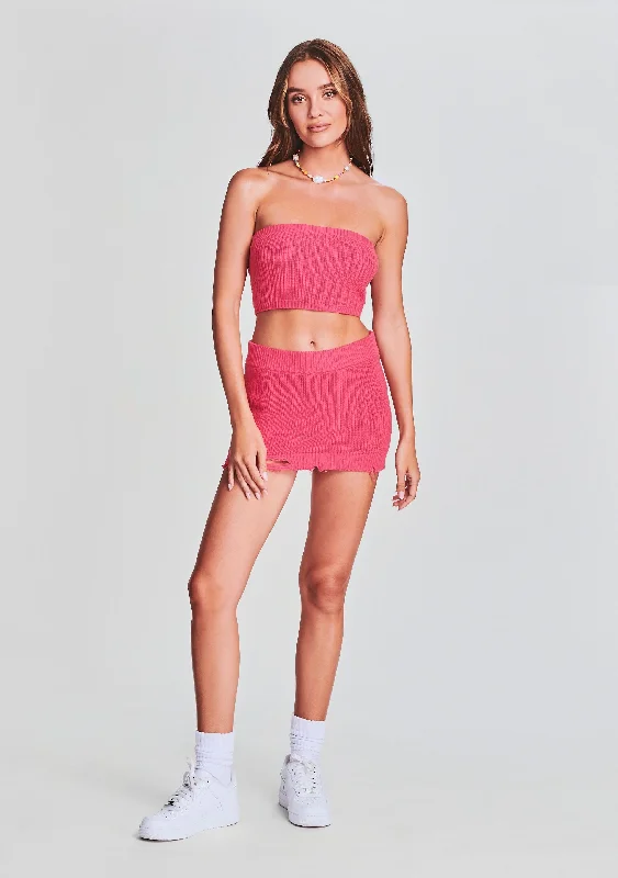 Price Break Barra Knit Bandeau Top