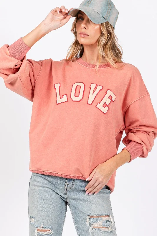 Crazy Deals Love Sweatshirt - Pink