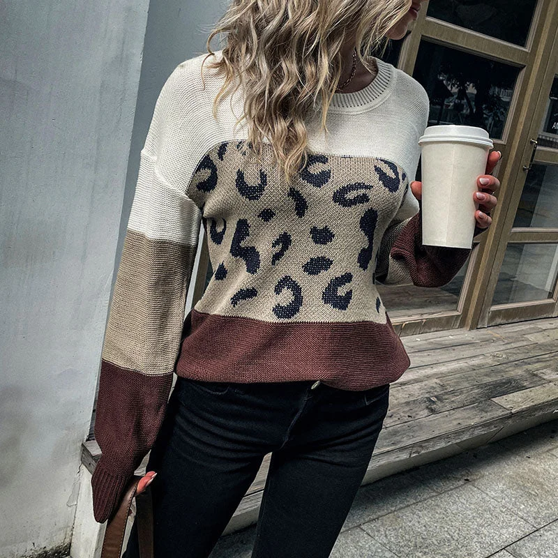 Sneak Peek Sale 2022 Fall Winter Women Knit Clothing Famous Brand Long Sleeve Jacquard Knit Pullover Designer Crew Neck Long Knitting Sweater Sneak Peek Sale 2022 Fall Winter Women Knit Clothing Famous Brand Long Sleeve Jacquard Knit Pullover Designer Crew Neck Long Knitting Sweater