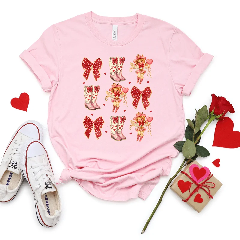 Closeout Boots, Bows, & Cupid Graphic Tee
