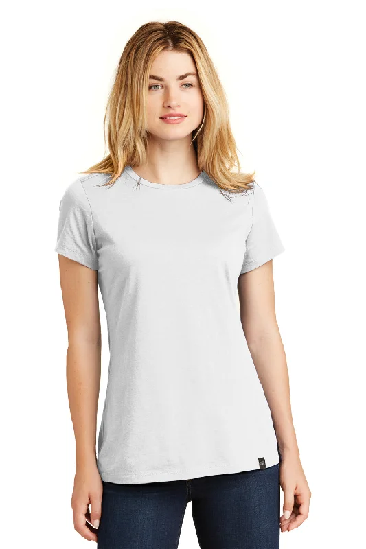 Price Slash New Era Womens Heritage Short Sleeve Crewneck T-Shirt - White - Closeout Price Slash New Era Womens Heritage Short Sleeve Crewneck T-Shirt - White - Closeout