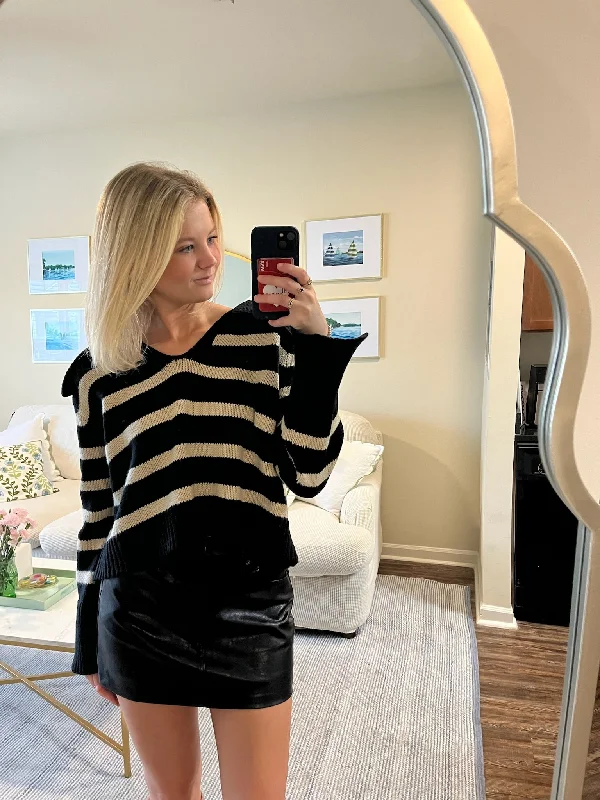 One-DAY Sale Take Me Away Sweater - Black