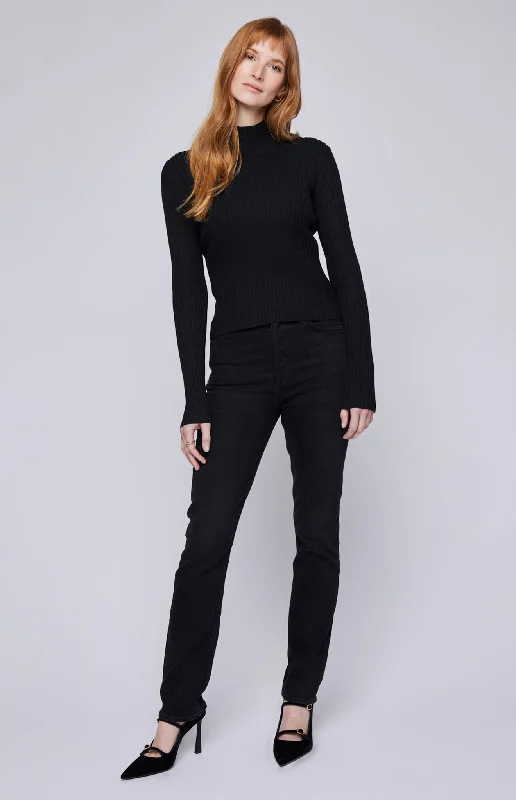 Super Bargain Arlen Ribbed Knit Top