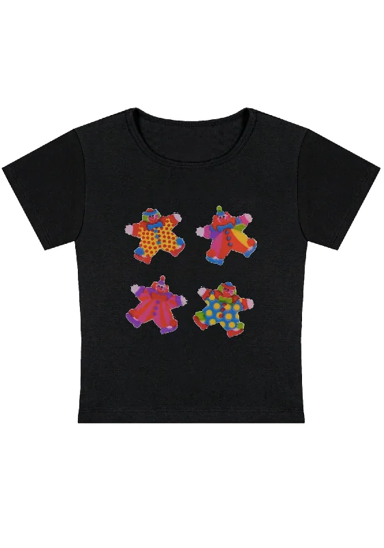 Weekend Discounts to Enjoy Vintage Circus Clowns Y2K Baby Tee