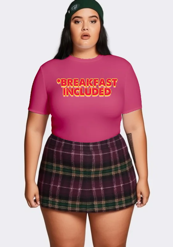 Early Bird Discount Curvy Breakfast Included Baby Tee