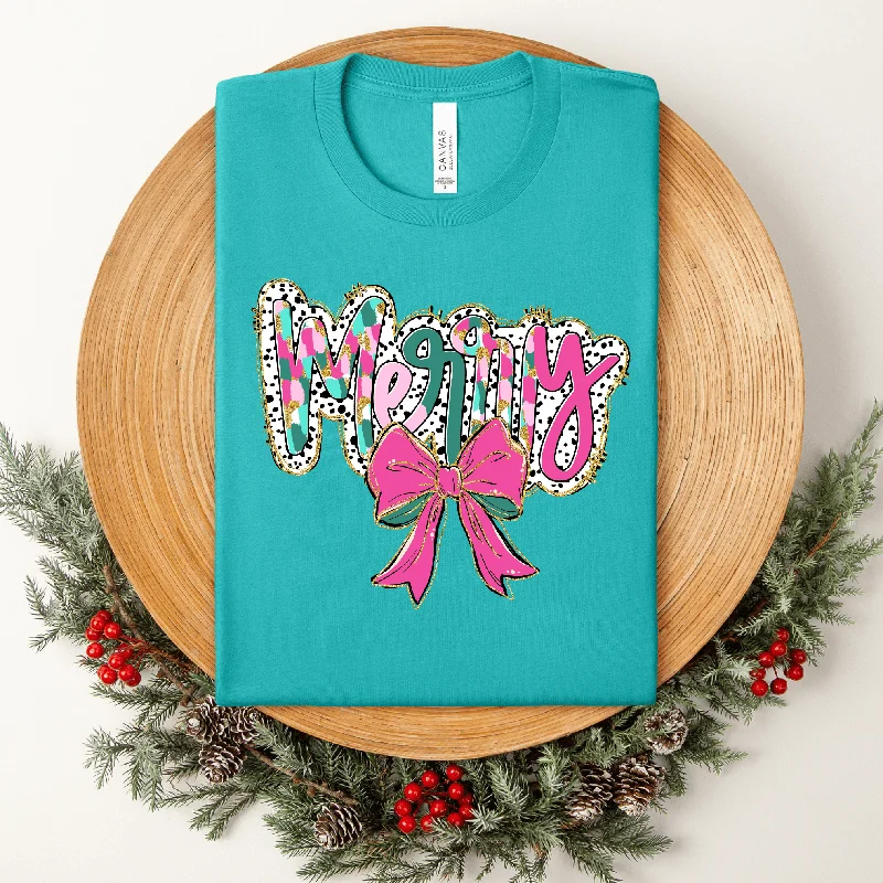 Discount Deals Merry Graphic Tee