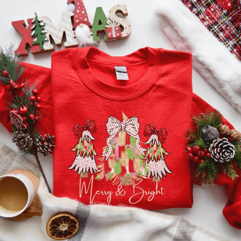 Sale Event Merry & Bright Trees Sweatshirt