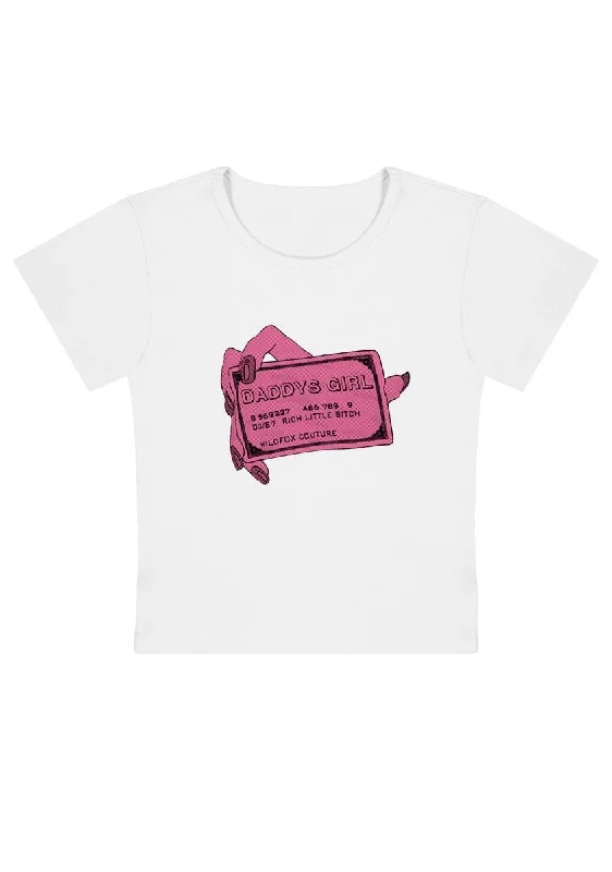 Crazy Deals Daddys Girl Y2k Baby Tee