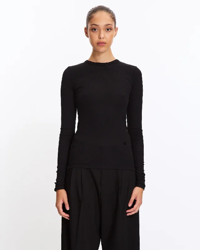 New Deal Long Sleeve Rib Top