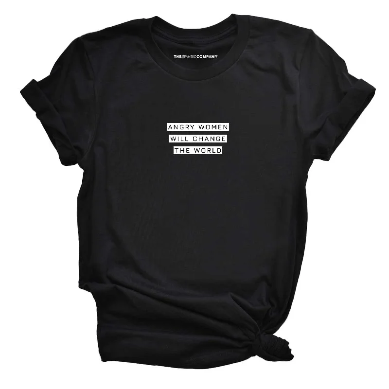 Savings Alert Angry Women Will Change The World Feminist T-Shirt