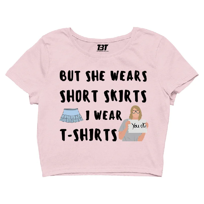 Fantastic Savings Taylor Swift Crop Top - I Wear T-shirts