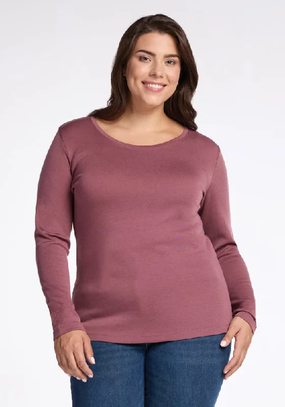 Don’t Miss Out Kenzie Scoop Neck - Wild Ginger