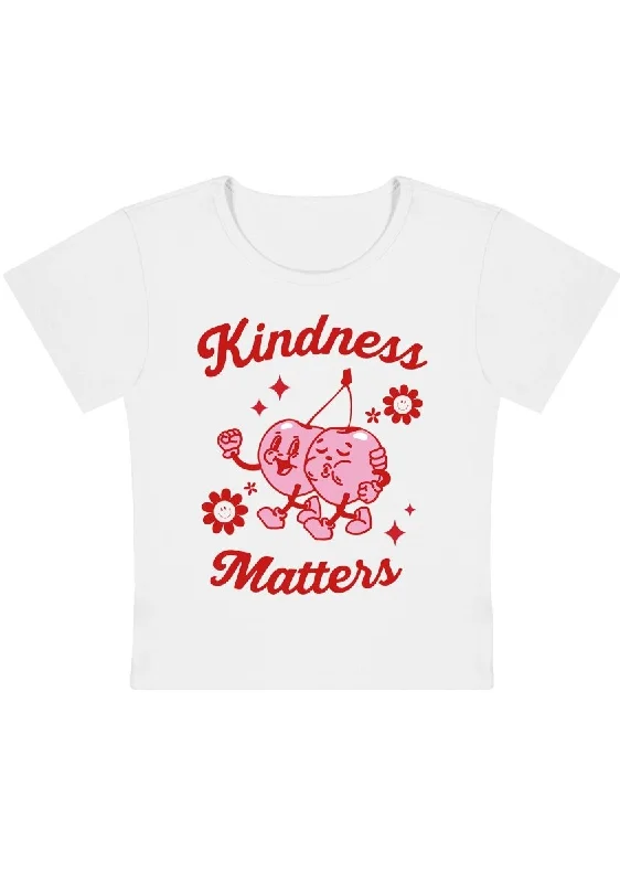 Weekend Savings Extravaganza Kindness Matters Y2K Baby Tee