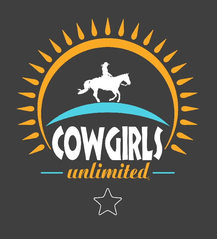 Savings Bonanza Women's Cowgirls Unlimited Sun Rider T-Shirt #CG-1201