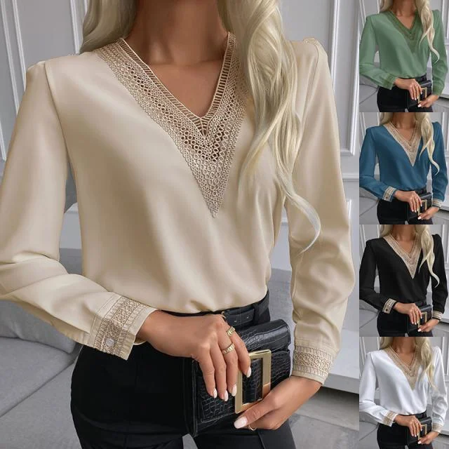 Weekend Special New Styles V Neck Top Cotton White Irregular Blouse Shirt blusas elegantes de mujer Woman Blouses