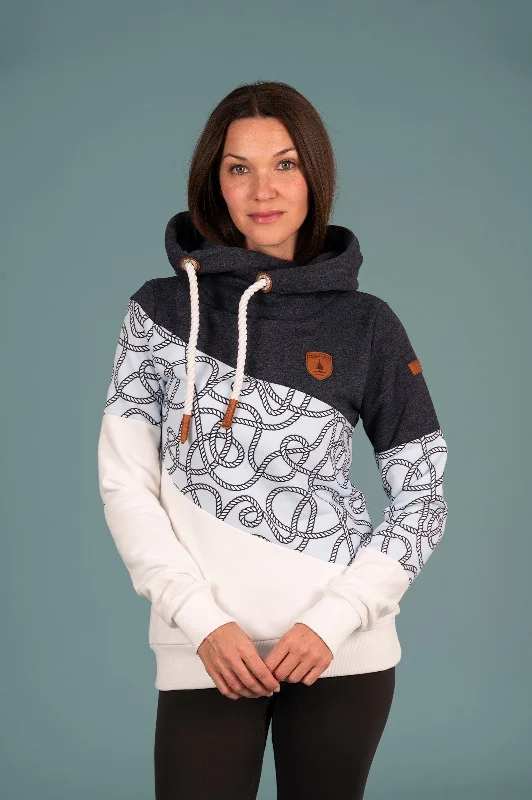 Weekend Offers You Can't Ignore Selene Navy Mix Hoodie