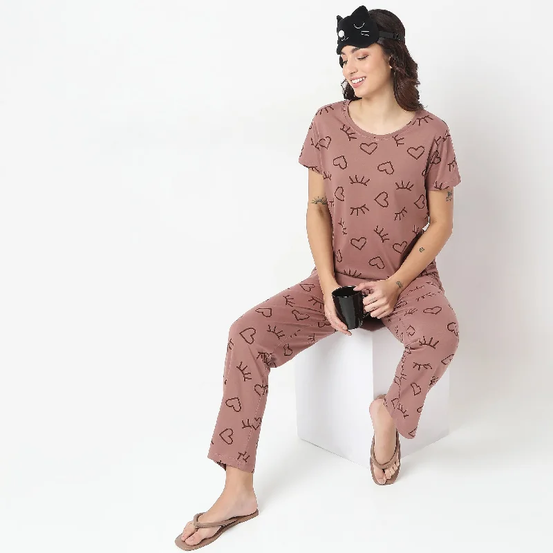 Bonus Savings Regular Fit Printed Lounge T-Shirt