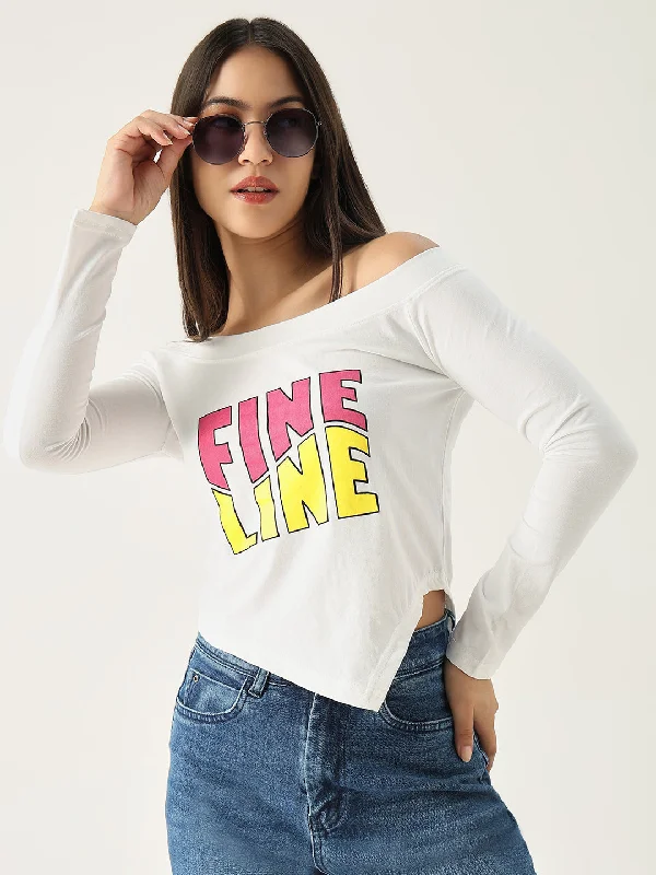 Act Fast Women Graphic White T Shirt