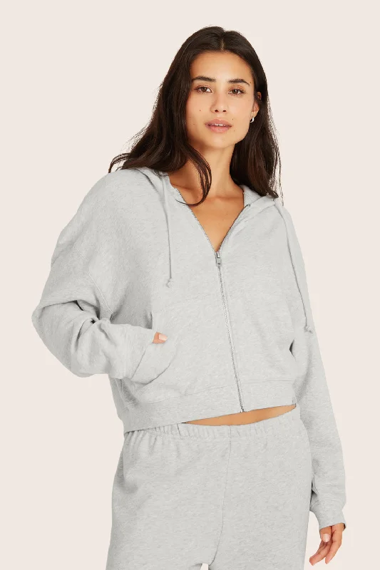 Deal of the Week LIGHTWEIGHT SWEATS CLASSIC ZIP HOODIE - HEATHER GREY