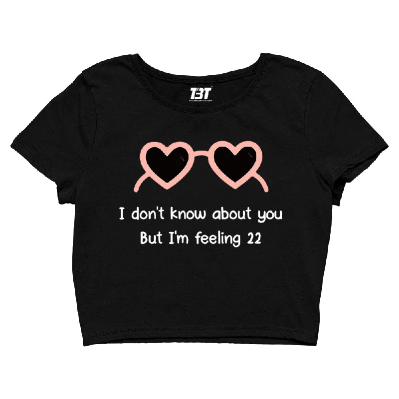 Huge Savings Taylor Swift Crop Top - 22